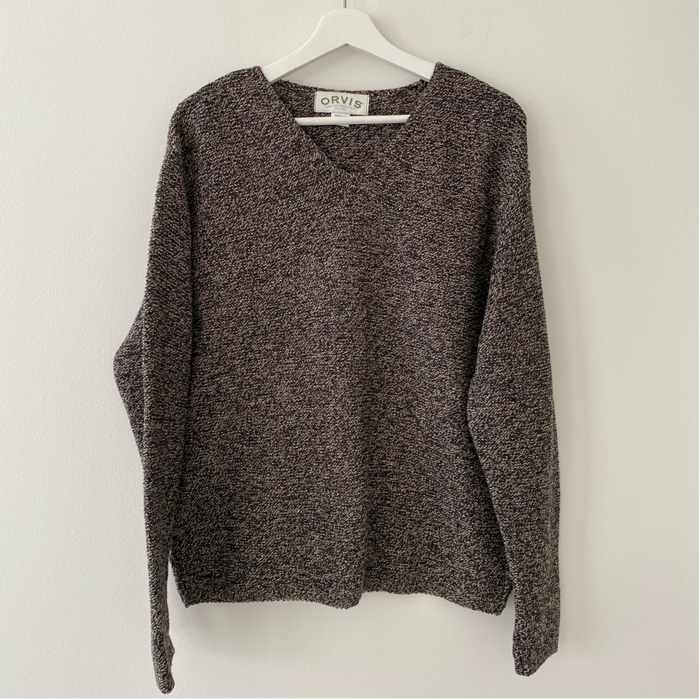 ORVIS Women’s V-neck Sweater EUC